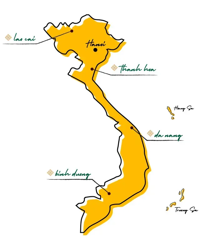 Sản phẩm vietnam map — Công Ty Cổ Phần MUSA PACTA — MST 0108915080