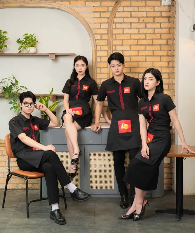 Sản phẩm mau dong phuc nha hang dep 1 — Công Ty TNHH Sản Xuất Và Thương Mại Thời Trang Nam Phương — MST 0108920073