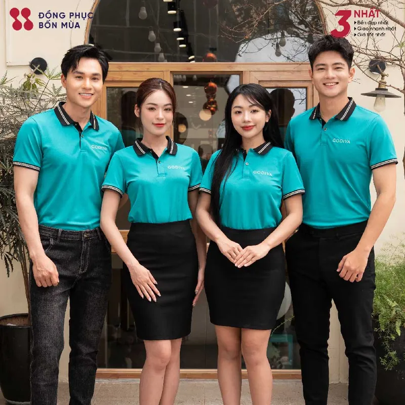 Sản phẩm mau dong phuc godiva — Công Ty TNHH Sản Xuất Và Thương Mại Thời Trang Nam Phương — MST 0108920073