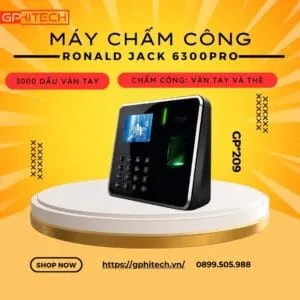 Sản phẩm GP209 May cham cong Ronald Jack 6300Pro 300x300 — Công Ty TNHH TM DV Công Nghệ Gia Phát — MST 0108924416