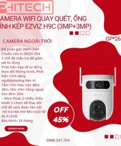 Sản phẩm camera wifi ezviz h9c quay quet ong kinh kep 3mp3mp gp265 247x296 — Công Ty TNHH TM DV Công Nghệ Gia Phát — MST 0108924416