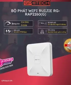 Sản phẩm GPHitech.VN mua ngay bo phat wifi ruijie rg rap2260g giai phap mang toi uu cho moi khong gian 247x296 — Công Ty TNHH TM DV Công Nghệ Gia Phát — MST 0108924416
