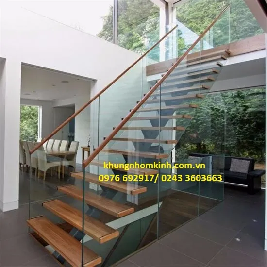 Sản phẩm cau thang kinh GAC01 — Nhôm Kính GAC - Công Ty TNHH Xuất Nhập Khẩu Và Xây Dựng GAC — MST 0108953544