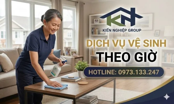 Sản phẩm dich vu ve sinh theo gio kien nghiep group 1 664x400 — Công Ty Cổ Phần Đầu Tư Kiến Nghiệp — MST 0108982457