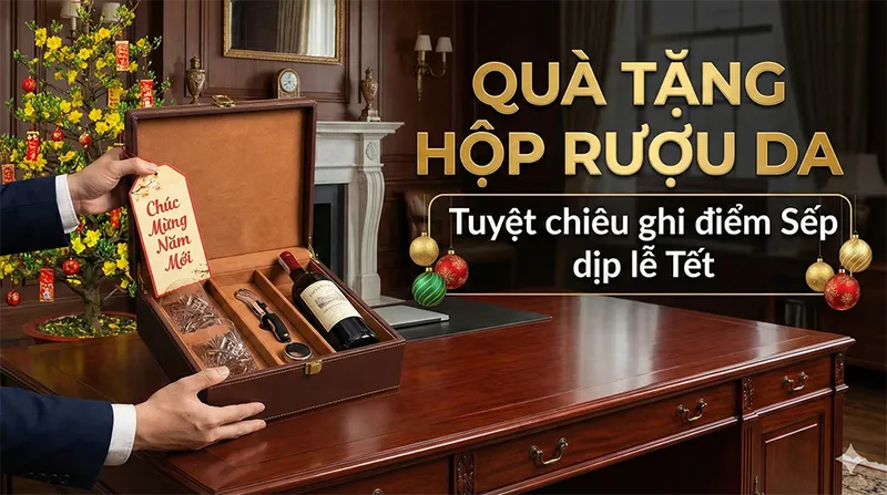 Sản phẩm qua tang hop ruou da tuyet chieu ghi diem sep dip le tet — Công Ty TNHH Dịch Vụ Sản Xuất Và Thương Mại An Huy — MST 0108999330