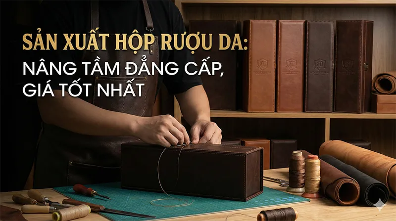 Sản phẩm san xuat hop ruou da nang tam dang cap gia tot nhat — Công Ty TNHH Dịch Vụ Sản Xuất Và Thương Mại An Huy — MST 0108999330