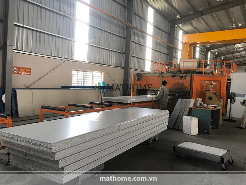 Sản phẩm panel eps ton xop — Công Ty Cổ Phần Cách Nhiệt Mathome Việt Nam — MST 0109006793