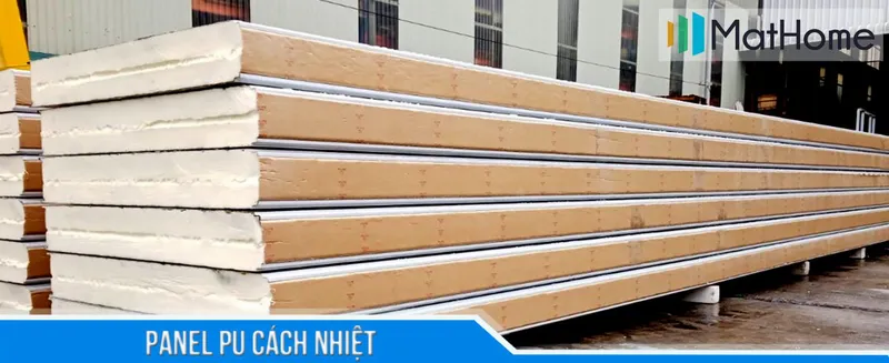 Sản phẩm panel pu cách nhiệt 1400x573 — Công Ty Cổ Phần Cách Nhiệt Mathome Việt Nam — MST 0109006793