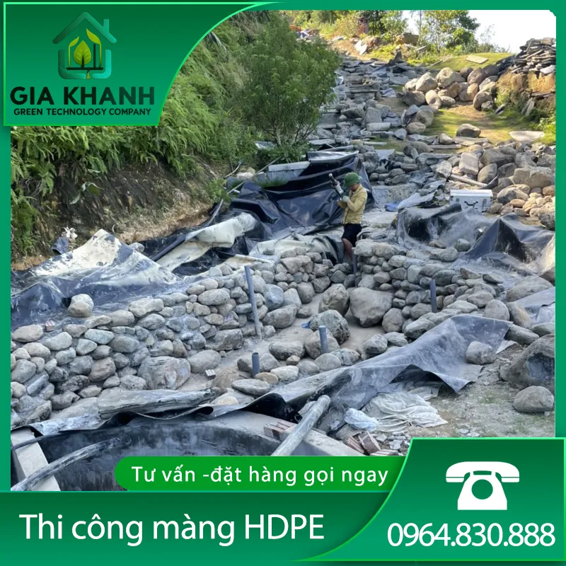 Sản phẩm Thi cong chong tham be ca canh quan — Công Ty TNHH Công Nghệ Xanh Gia Khánh — MST 0109009723