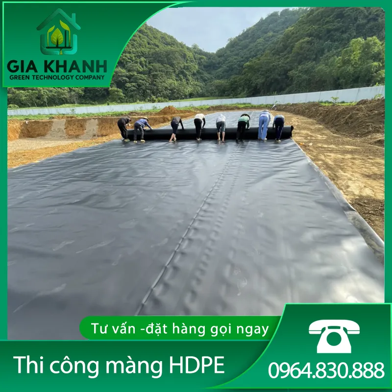 Sản phẩm thi cong chong tham kenh nuoc tuoi tieu — Công Ty TNHH Công Nghệ Xanh Gia Khánh — MST 0109009723