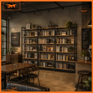 Sản phẩm ke de sach cho quan cafe 8 300x300 — Công Ty TNHH Sonitec Việt Nam — MST 0109060705