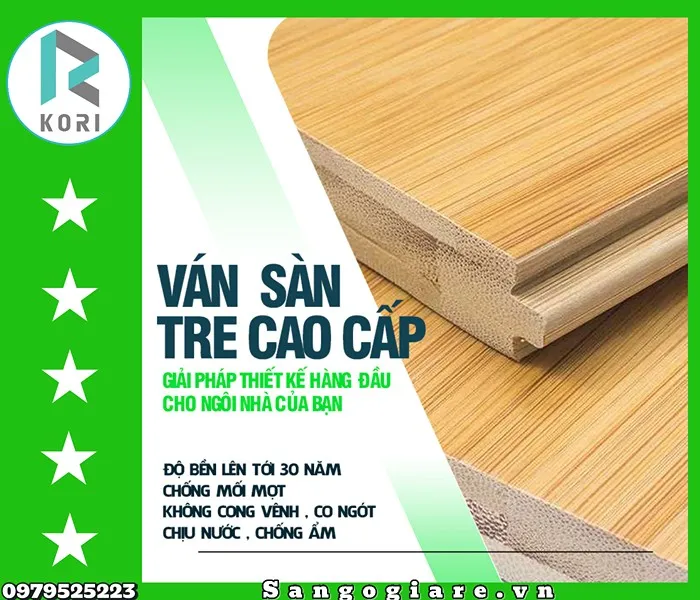 Sản phẩm san tre — Công Ty TNHH Kinh Doanh Trang Trí Nội Thất Kori — MST 0109061794