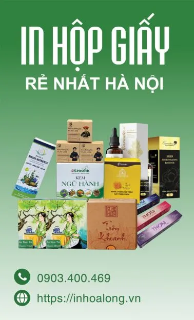 Sản phẩm in hop giay bia — In Ấn Hoa Long - Công Ty Cổ Phần In Hoa Long — MST 0109082674