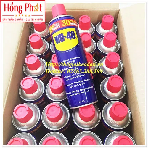 Sản phẩm Dau boi tron chong ri set WD40 Multi Use 412ml 2 — Công Ty TNHH TM Đầu Tư Và DV Hồng Phát — MST 0109095320