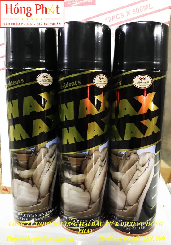 Sản phẩm waxmax hp — Công Ty TNHH TM Đầu Tư Và DV Hồng Phát — MST 0109095320