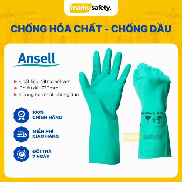 Sản phẩm Gang tay chong hoa chat Ansell 37 176 phu nitrile bao tay chong dau nhot chong nuoc chong dau 600x600 — Công Ty TNHH Marin Việt Nam — MST 0109095994
