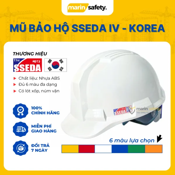 Sản phẩm Non bao ho lao dong SSEDA Han Quoc co num van chong va dap Marin Safety 600x600 — Công Ty TNHH Marin Việt Nam — MST 0109095994