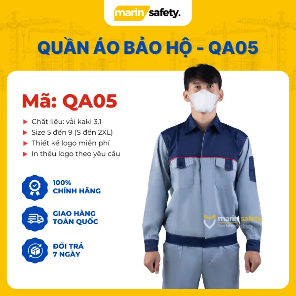 Sản phẩm Quan ao bao ho QA05 600x600 — Công Ty TNHH Marin Việt Nam — MST 0109095994