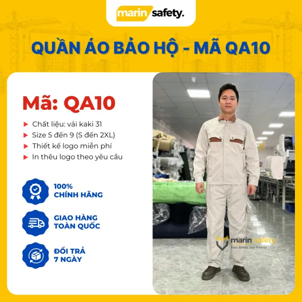 Sản phẩm Quan ao bao ho QA10 600x600 — Công Ty TNHH Marin Việt Nam — MST 0109095994