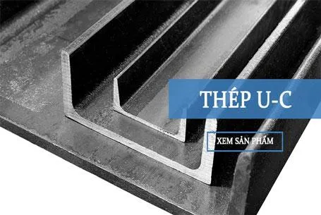 Sản phẩm thep hinh chu u va c — Công Ty Cổ Phần Vật Tư Thép Công Nghiệp Hoàng Đan — MST 0109109661
