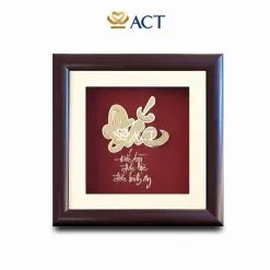 Sản phẩm tranh chu thu phap dac 20x20 1 247x247 — Quà Tặng Dát Vàng - Công Ty TNHH Q&V — MST 0109110473