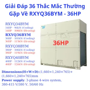 Sản phẩm 36 Thac Mac Thuong Gap Ve RXYQ36BYM 36HP 300x300 — Thông Gió VINAMEED Việt Nam - Công Ty TNHH VINAMEED Việt Nam — MST 0109113636
