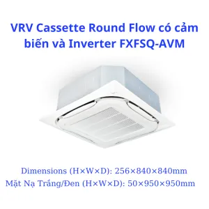 Sản phẩm VRV Cassette Round Flow co cam bien va Inverter FXFSQ AVM 300x300 — Thông Gió VINAMEED Việt Nam - Công Ty TNHH VINAMEED Việt Nam — MST 0109113636