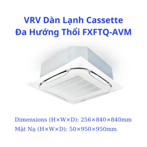 Sản phẩm VRV Dan Lanh Cassette Da Huong Thoi FXFTQ AVM 300x300 — Thông Gió VINAMEED Việt Nam - Công Ty TNHH VINAMEED Việt Nam — MST 0109113636