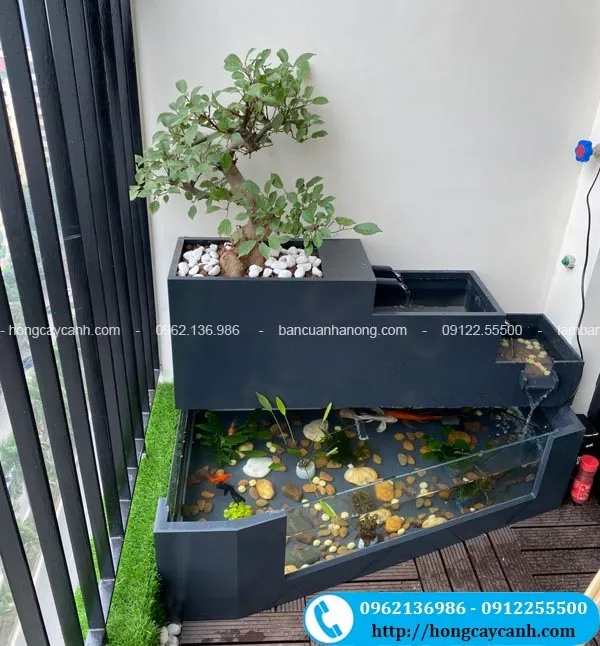 Sản phẩm be ca ban cong chung cu — Công Ty TNHH Dịch Vụ Cây Xanh Trung Nguyên — MST 0109117743