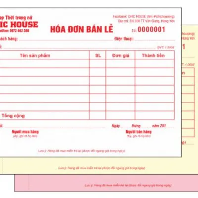Sản phẩm chuyen in hoa don ban le cho shop thoi trang 1 400x400 — Công Ty TNHH Sản Xuất Thương Mại Và Dịch Vụ In Nhật Nam — MST 0109135157