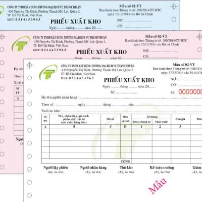 Sản phẩm in phieu xuat kho 3 lien gia tot 400x400 — Công Ty TNHH Sản Xuất Thương Mại Và Dịch Vụ In Nhật Nam — MST 0109135157