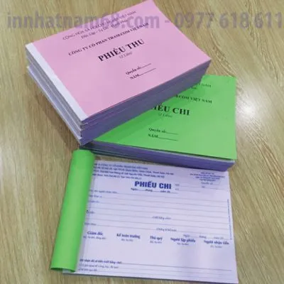 Sản phẩm mau phieu thu chi giay cac bon 2lien 400x400 — Công Ty TNHH Sản Xuất Thương Mại Và Dịch Vụ In Nhật Nam — MST 0109135157