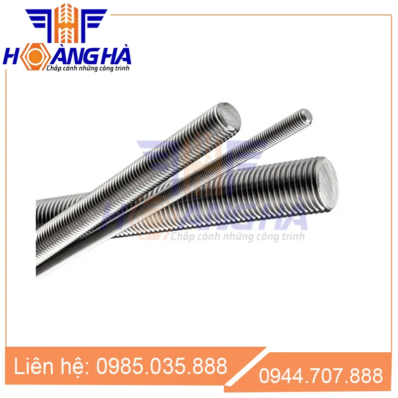 Sản phẩm Thanh ren ty ren inox — Bu Lông ốc Vít Hoàng Hà - Công Ty TNHH Sản Xuất Và Xuất Nhập Khẩu Hoàng Hà — MST 0109157351