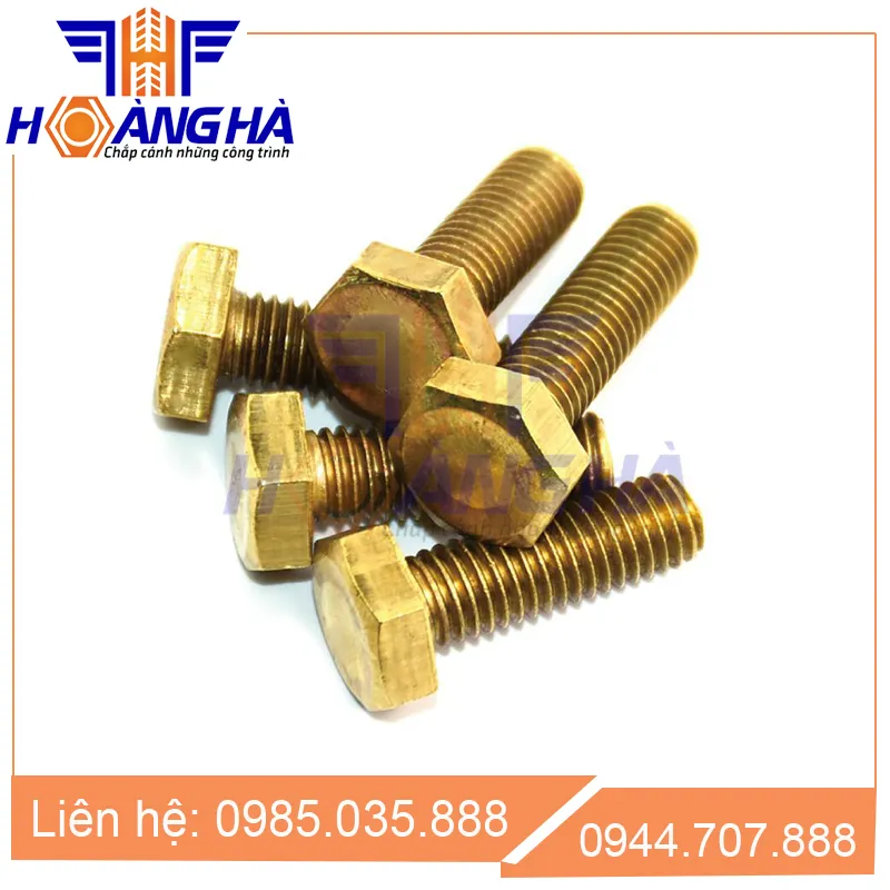 Sản phẩm bu lông đồng — Bu Lông ốc Vít Hoàng Hà - Công Ty TNHH Sản Xuất Và Xuất Nhập Khẩu Hoàng Hà — MST 0109157351