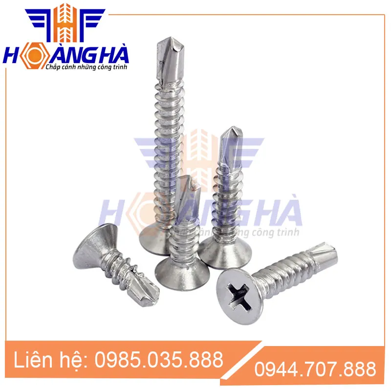 Sản phẩm vit tu khoan — Bu Lông ốc Vít Hoàng Hà - Công Ty TNHH Sản Xuất Và Xuất Nhập Khẩu Hoàng Hà — MST 0109157351