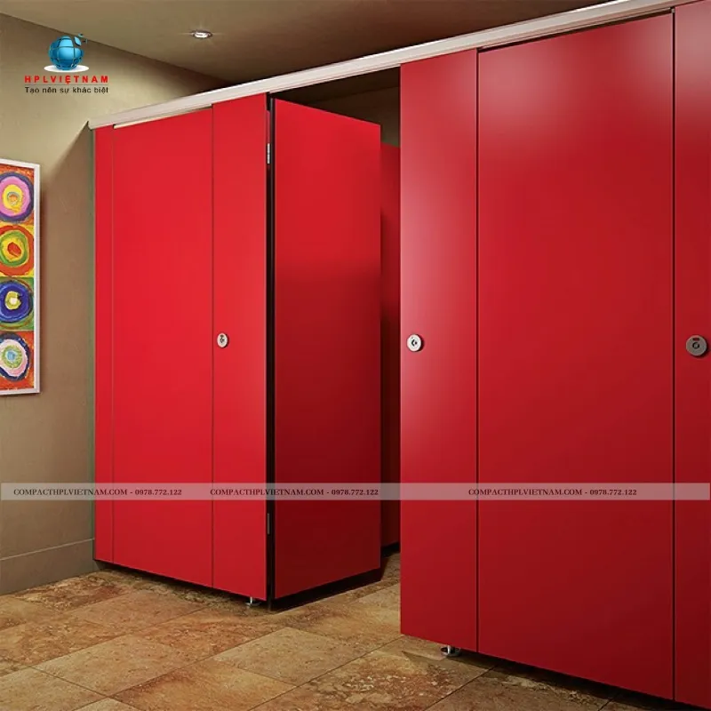 Sản phẩm vach ngan ve sinh mau do cao cap — Vách Ngăn HPL Việt Nam - Công Ty TNHH Thương Mại Và Xây Dựng Tổng Hợp HPL Việt
Nam — MST 0109165835