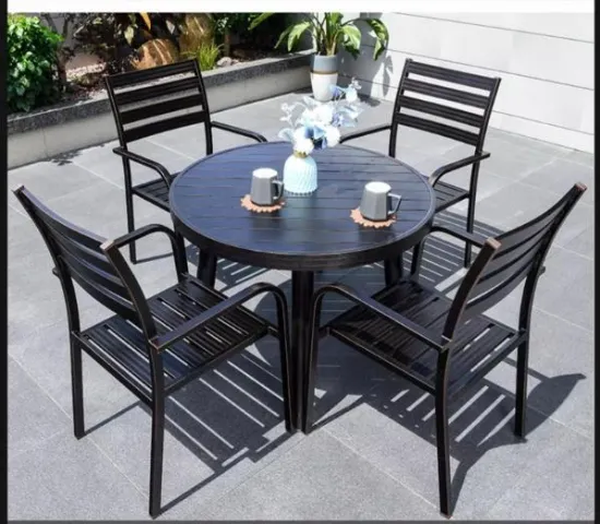 Sản phẩm 1713261486 ban ghe ngoai troi nhom duc ban tron d90 — Công Ty TNHH Sản Xuất Và Dịch Vụ Nội Thất Hòa Phát — MST 0109189402