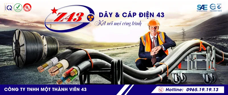 Sản phẩm day va cap dien z43 — Nhà Máy Dây Cáp Điện Z43 - Công Ty Cổ Phần Sản Xuất Và Thương Mại CTI COM — MST 0109198421
