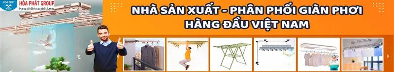 Sản phẩm baner gian phoi thong minh hoa phat — Hòa Phát Groups - Công Ty TNHH Tập Đoàn Nội Thất Hòa Phát — MST 0109257853
