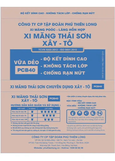 Sản phẩm xi mang  e1647827775269 — VINAKEOS` - Công Ty Cổ Phần Tập Đoàn Phú Thiên Long — MST 0109295898