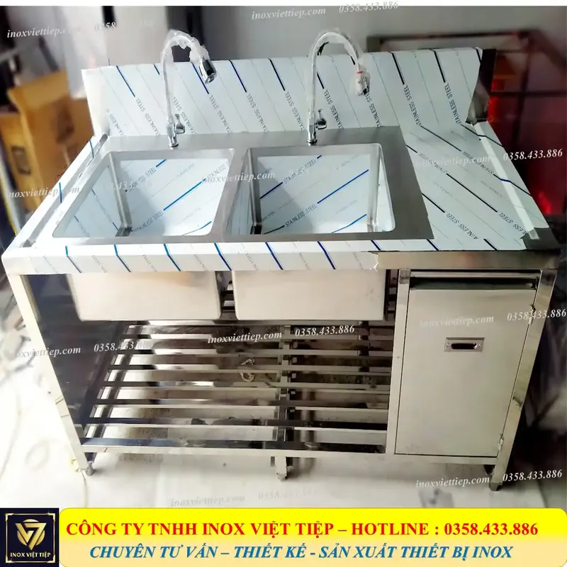 Sản phẩm 1m5x700x800.1m 6tr77tr8 — Công Ty TNHH Inox Việt Tiệp — MST 0109307053