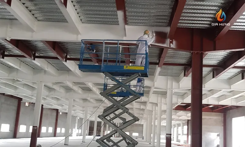 Sản phẩm cung cap thi cong son chong chay — Công Ty TNHH Tổng Hợp Xây Dựng Và PCCC Gia Hưng — MST 0109318859