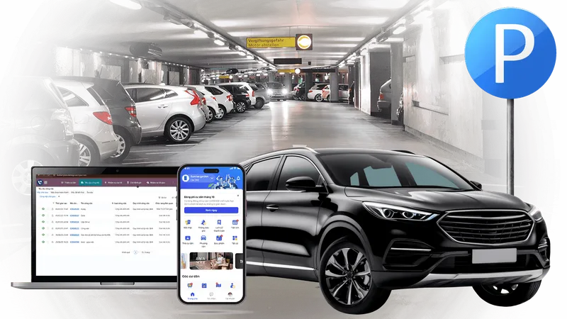 Sản phẩm parking solution mockup — Công Ty Cổ Phần Đầu Tư Phát Triển Demego — MST 0109353532