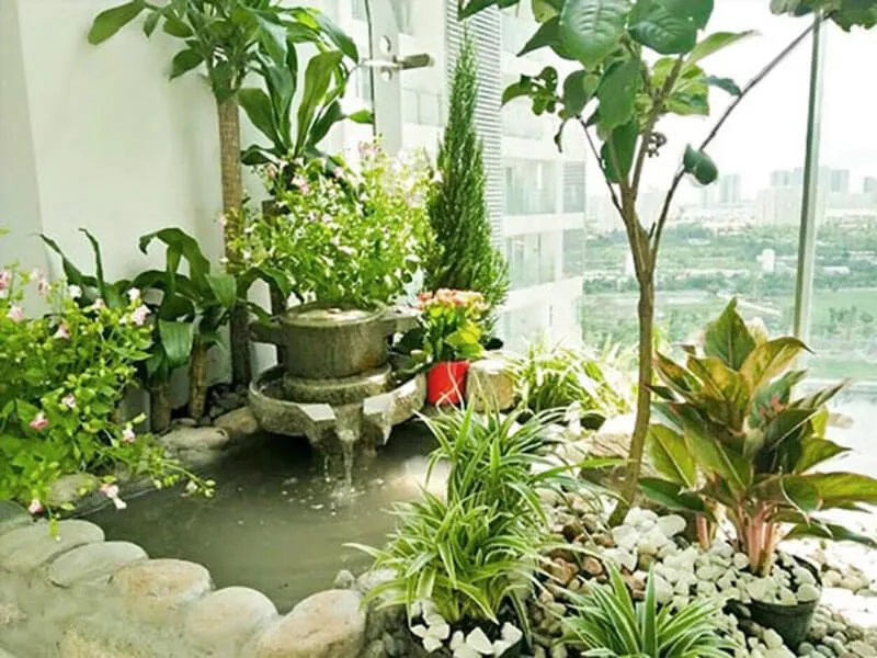 Sản phẩm mau tieu canh mini dep — Thiết Kế Tiểu Cảnh Hồ Koi - Công Ty Cổ Phần Hoàng Thạch Văn Phú — MST 0109366330