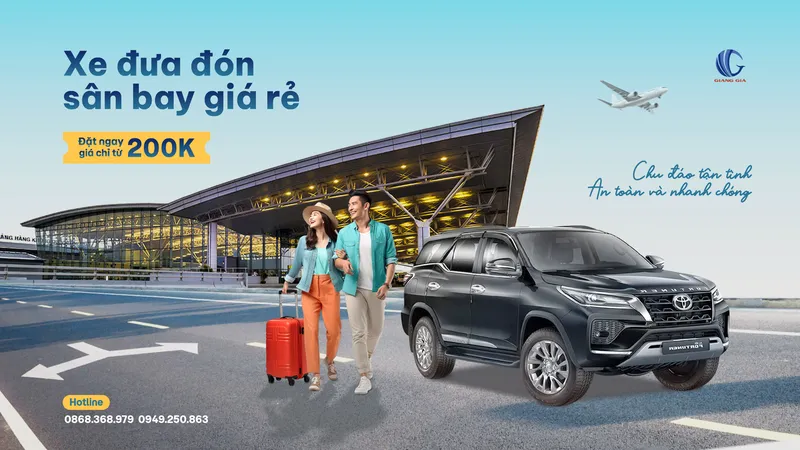 Sản phẩm Cho thue xe dua don san bay — Thuê Xe Du Lịch Giang Gia - Công Ty TNHH Thương Mại Dịch Vụ Giang Gia — MST 0109366852