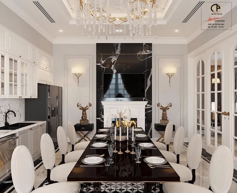 Sản phẩm noi that danh cho phong an min — Công Ty TNHH Xây Dựng Thương Mại Nội Thất Thiên Phú — MST 0109380906