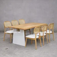 Sản phẩm 200x200 tintuc top 30 mau ban an hien dai cao cap dan dau xu huong 2026 bo ban an hien dai chan chu v cai mau 6 ghe tua may — Công Ty TNHH Xây Dựng Thương Mại Nội Thất Thiên Phú — MST 0109380906