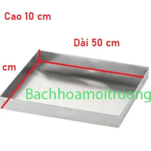 Sản phẩm khay inox 304 hinh vuong 300x300 — Inox Bách Hóa Môi Trường - Công Ty TNHH Thương Mại Bách Hóa Môi Trường — MST 0109381762