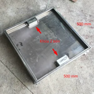 Sản phẩm Nap be nuoc khoa 2 ben 500x500 mm 300x300 — Inox Bách Hóa Môi Trường - Công Ty TNHH Thương Mại Bách Hóa Môi Trường — MST 0109381762
