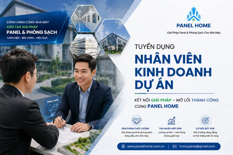 Sản phẩm panelhome tuyen dung nhan vien kinh doanh du an — Panel Home - Công Ty TNHH Panel Home Vina — MST 0109405639